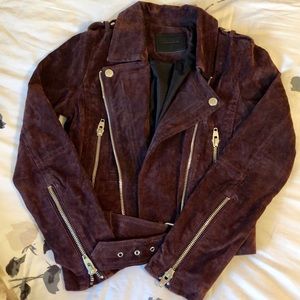 Blank NYC Purple Suede Jacket